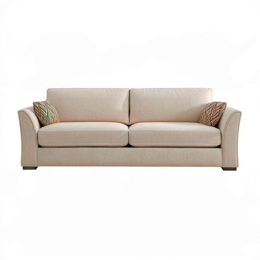 Beiges 2-Sitzer-Sofa mit Polyesterbezug, 180 × 90 × 85 cm
